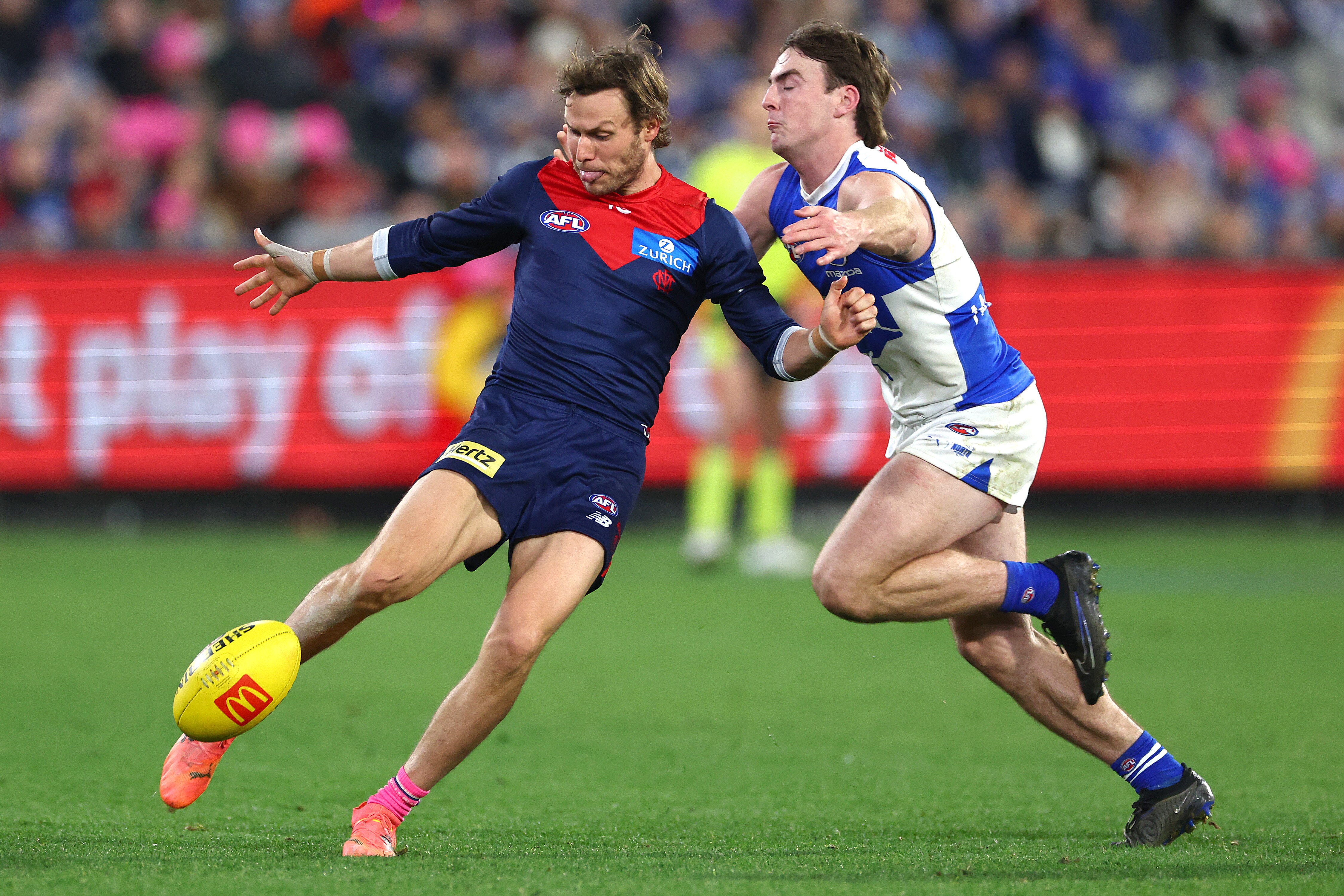 AFL R15 match report: Fast-finishing Roos pipped in another thriller
