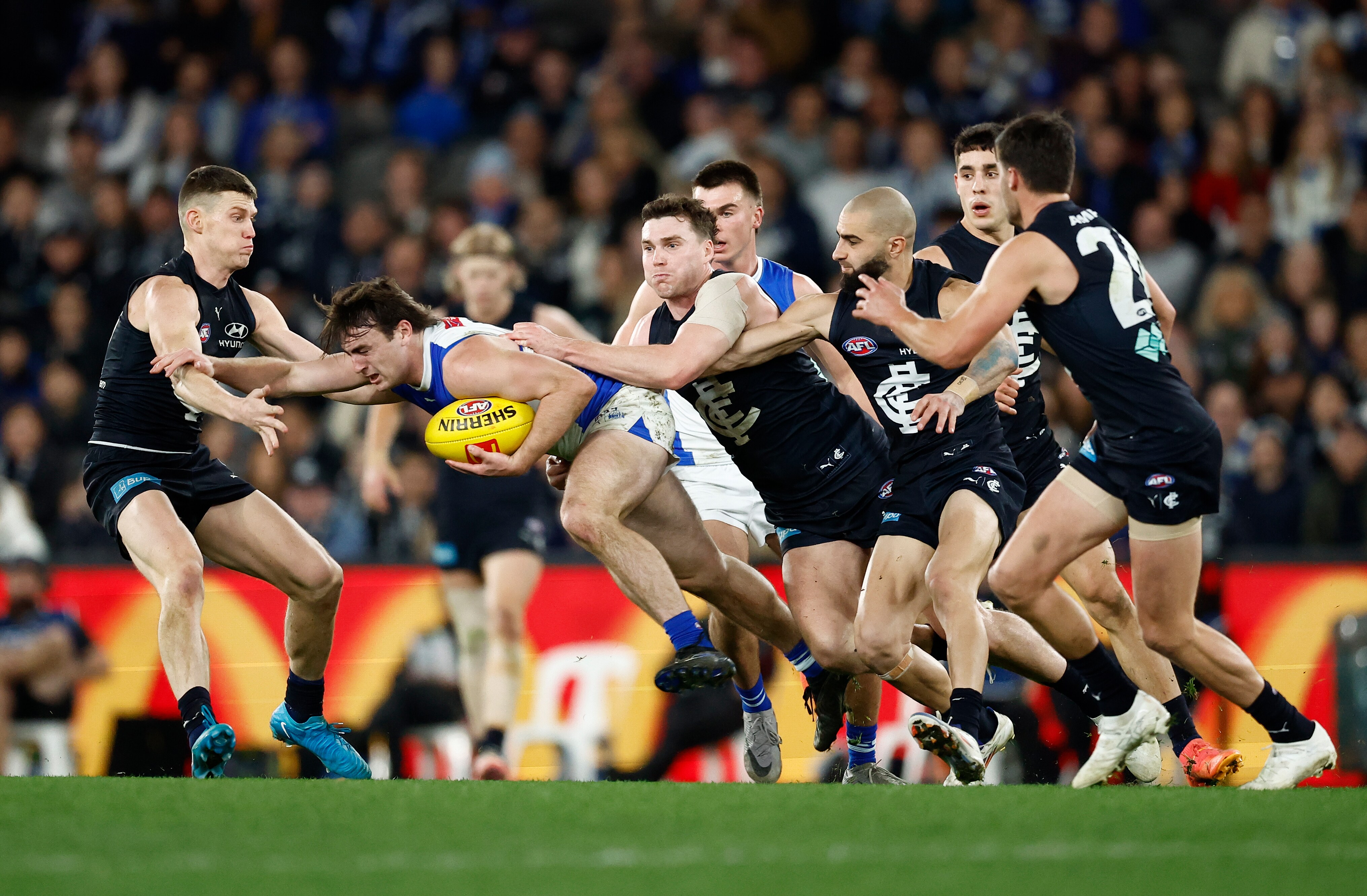 AFL R19 match report: Roos fall short against Blues