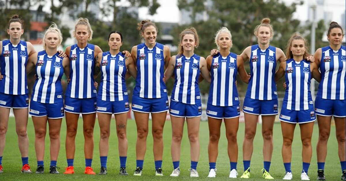 AFLW Team photo