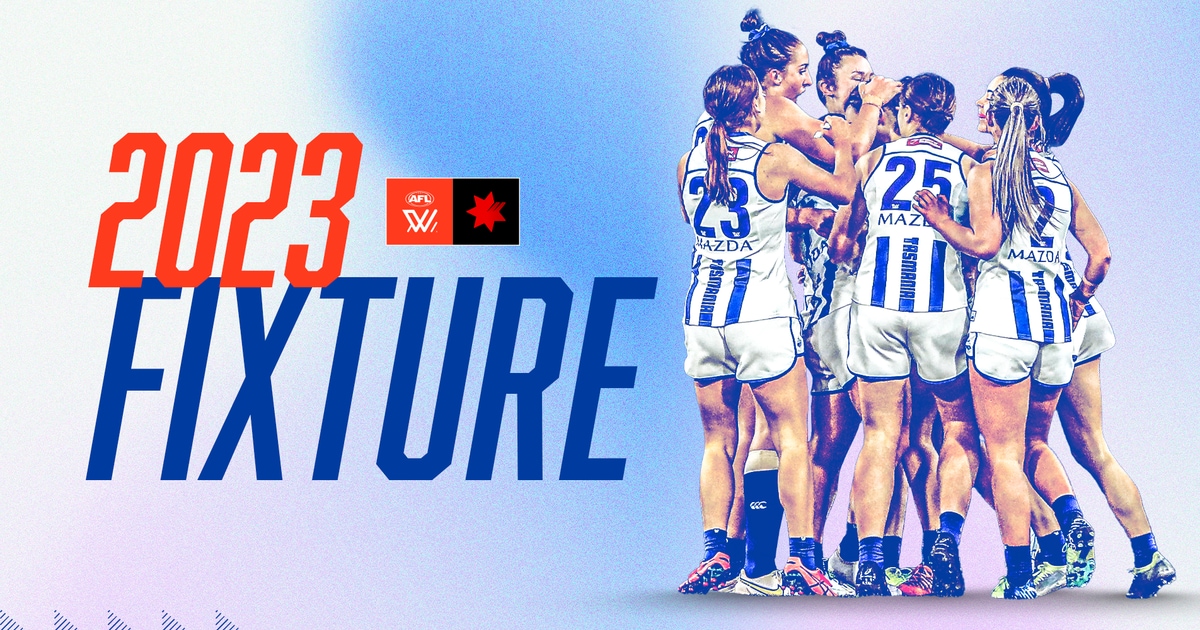Kangaroos' 2023 AFLW fixture revealed