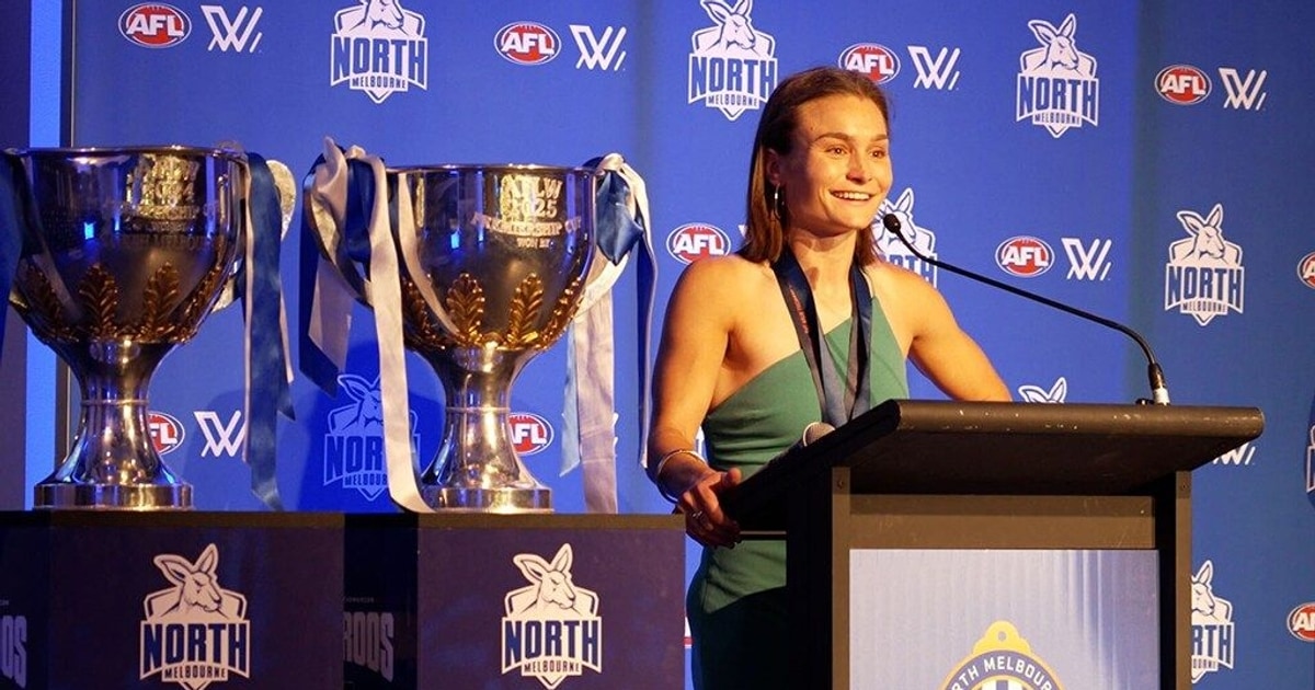 2025 AFLW Club Champion Dinner: Winner Ash Riddell speech