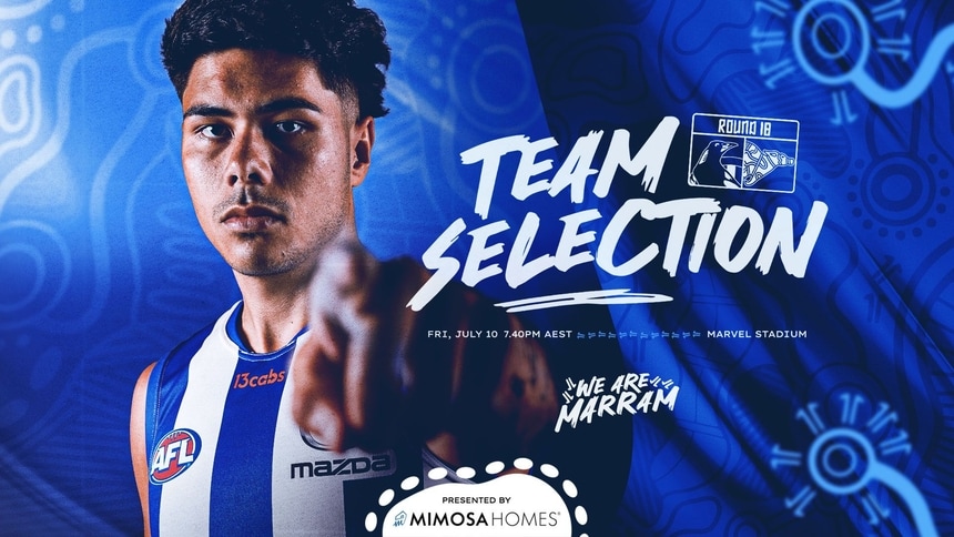 Team Selection R18 Screen