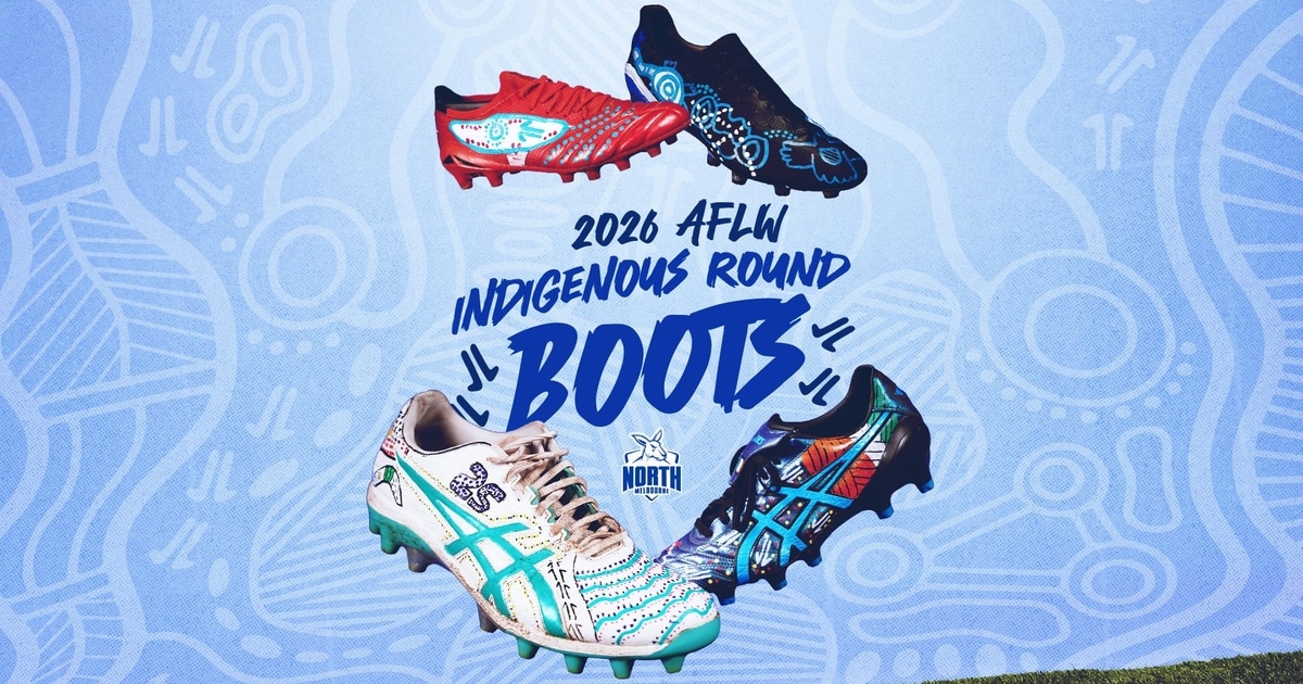 Roos reveal hand-painted boots for Indigenous Round
